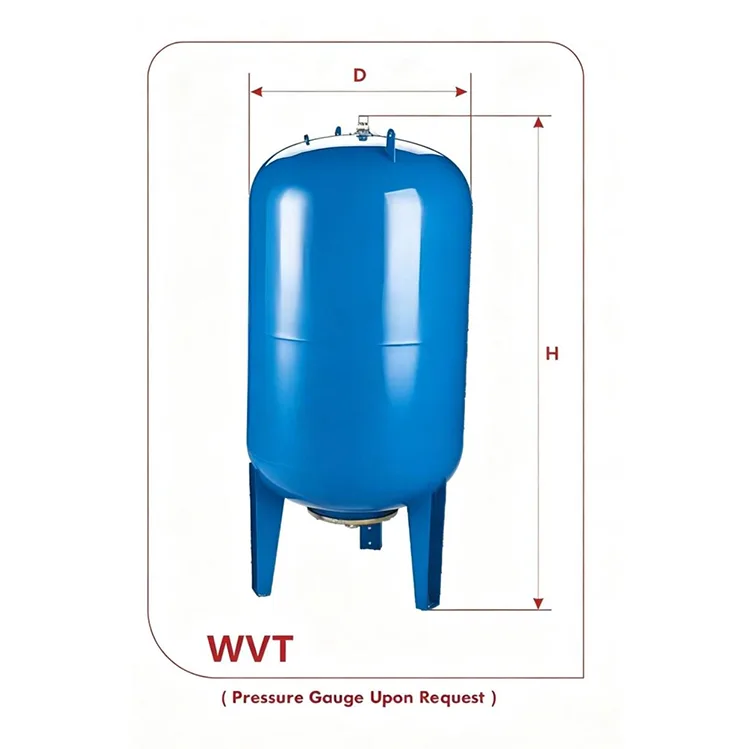 WVT 시리즈 교체형 멤브레인 확장 탱크(60L–500L, 탄소강)